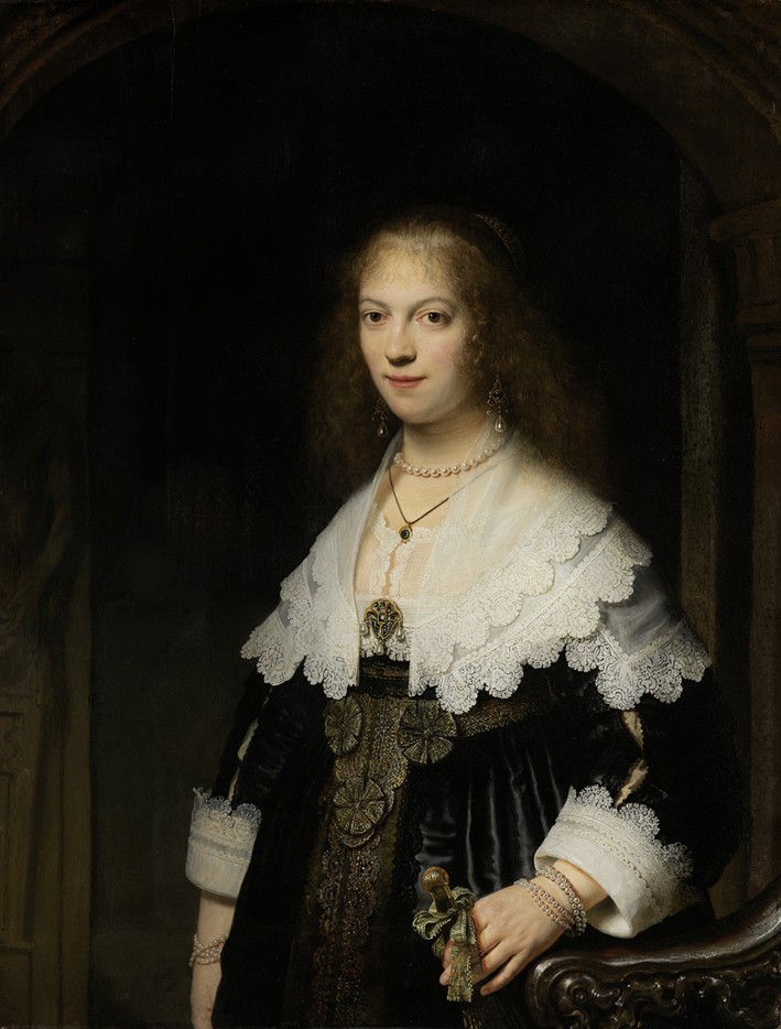  伦勃朗·梵·莱茵 Rembrandt van Rijn——玛利亚·特里普的画像